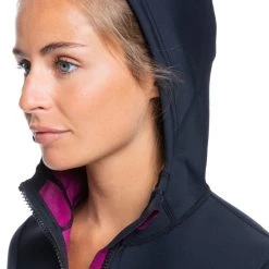 Roxy 1 mm Syncro Hooded Wetsuit Jacket - Women's -Teravail Sales Store 3c90d7f7 f70f 4ed7 9c1a 16c49253204c