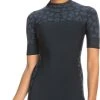 Roxy 2/2 mm Swell Back-Zip Short-sleeve Q-Lock Springsuit Wetsuit- Women's