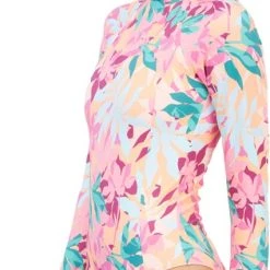 Roxy Active Long-Sleeve Onesie Back-Zip Swimsuit - Women's -Teravail Sales Store e74f2aee 51b7 45c8 9d67 7b3f8d0fa66d