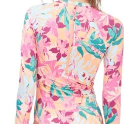 Roxy Active Long-Sleeve Onesie Back-Zip Swimsuit - Women's -Teravail Sales Store f89af6d6 ecd6 4437 8e26 52781d4c8e74